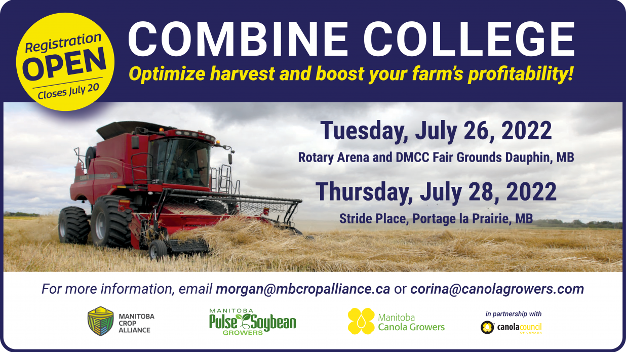 Combine College Portage la Prairie Manitoba Canola Growers