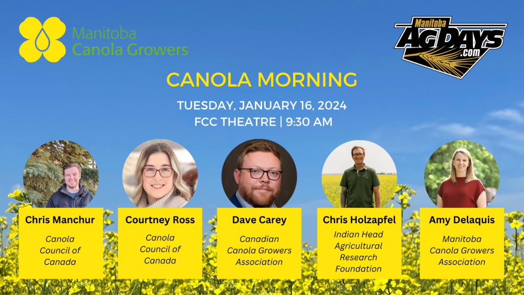 Canola Morning Manitoba Ag Days 2024 Manitoba Canola Growers